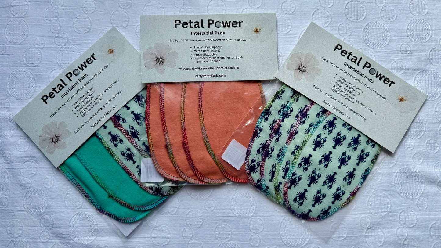 Petal Power Interlabial Pads