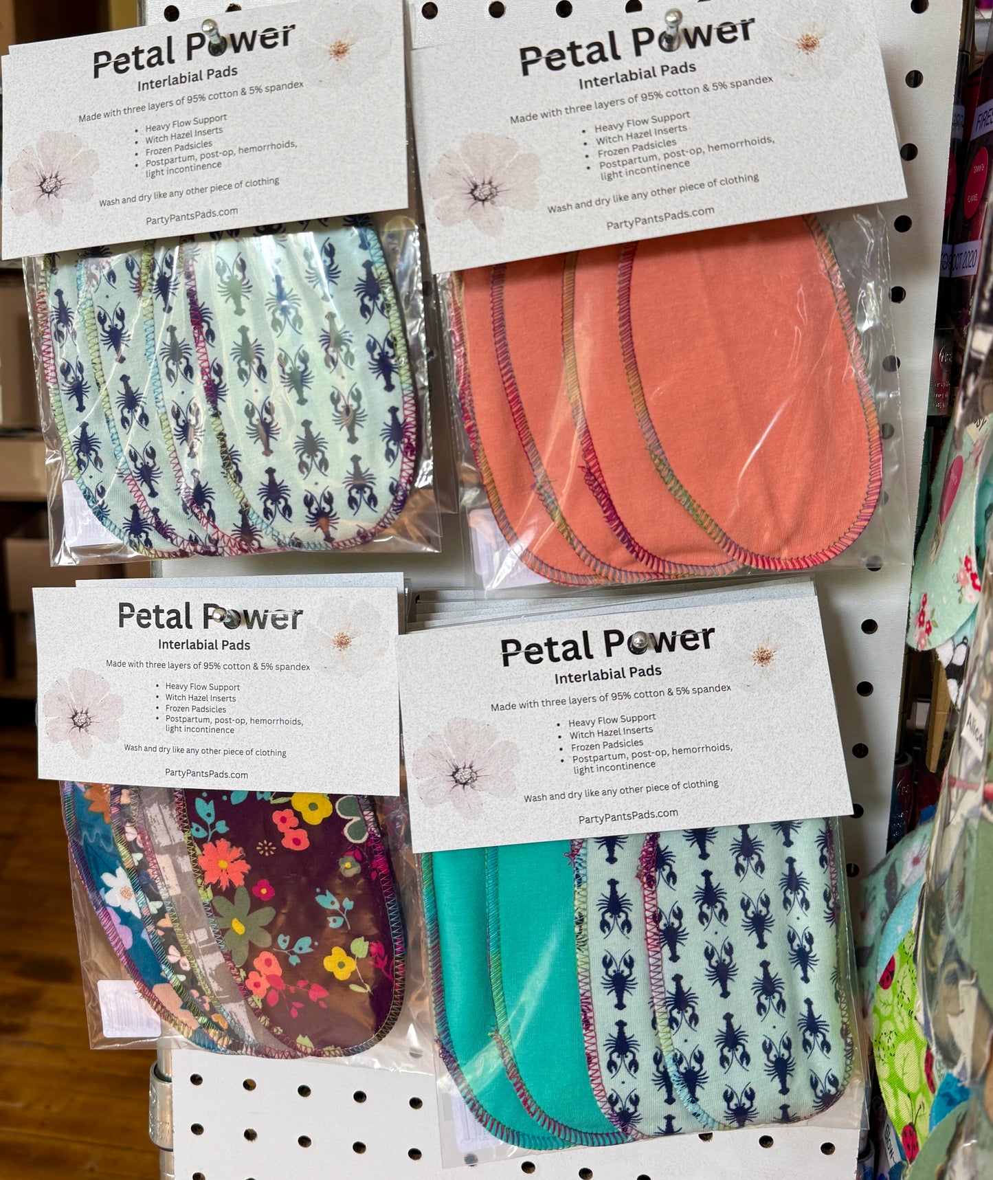Petal Power Interlabial Pads