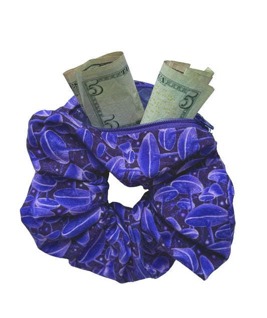 NEW: Scrunchy with Zipper Pocket