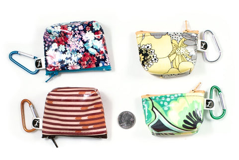 Keychain Pouch - Laminated Cotton